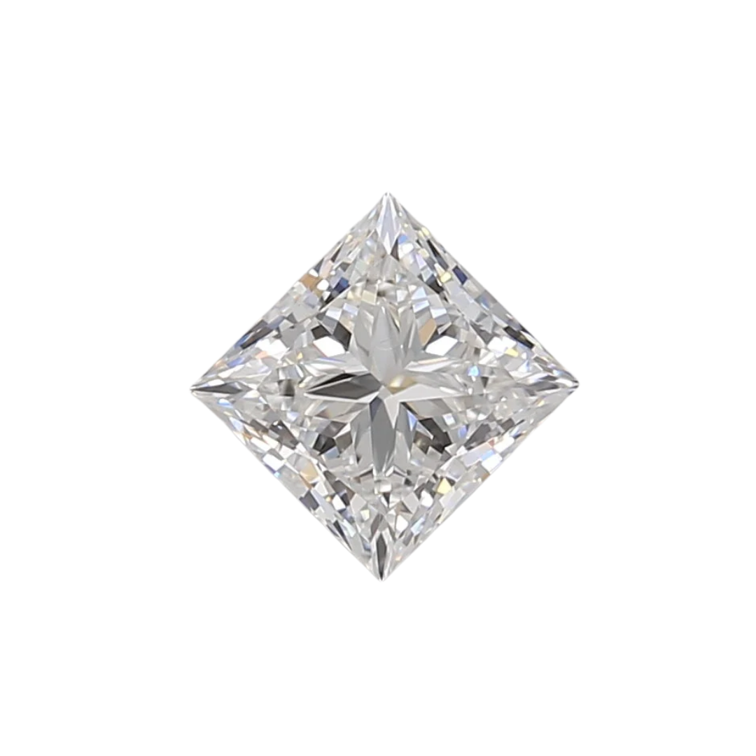 4.78 carat princess lab-grown diamond, E VVS2