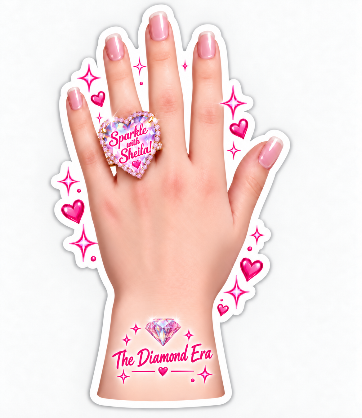 Sparkle With Sheila Sticker