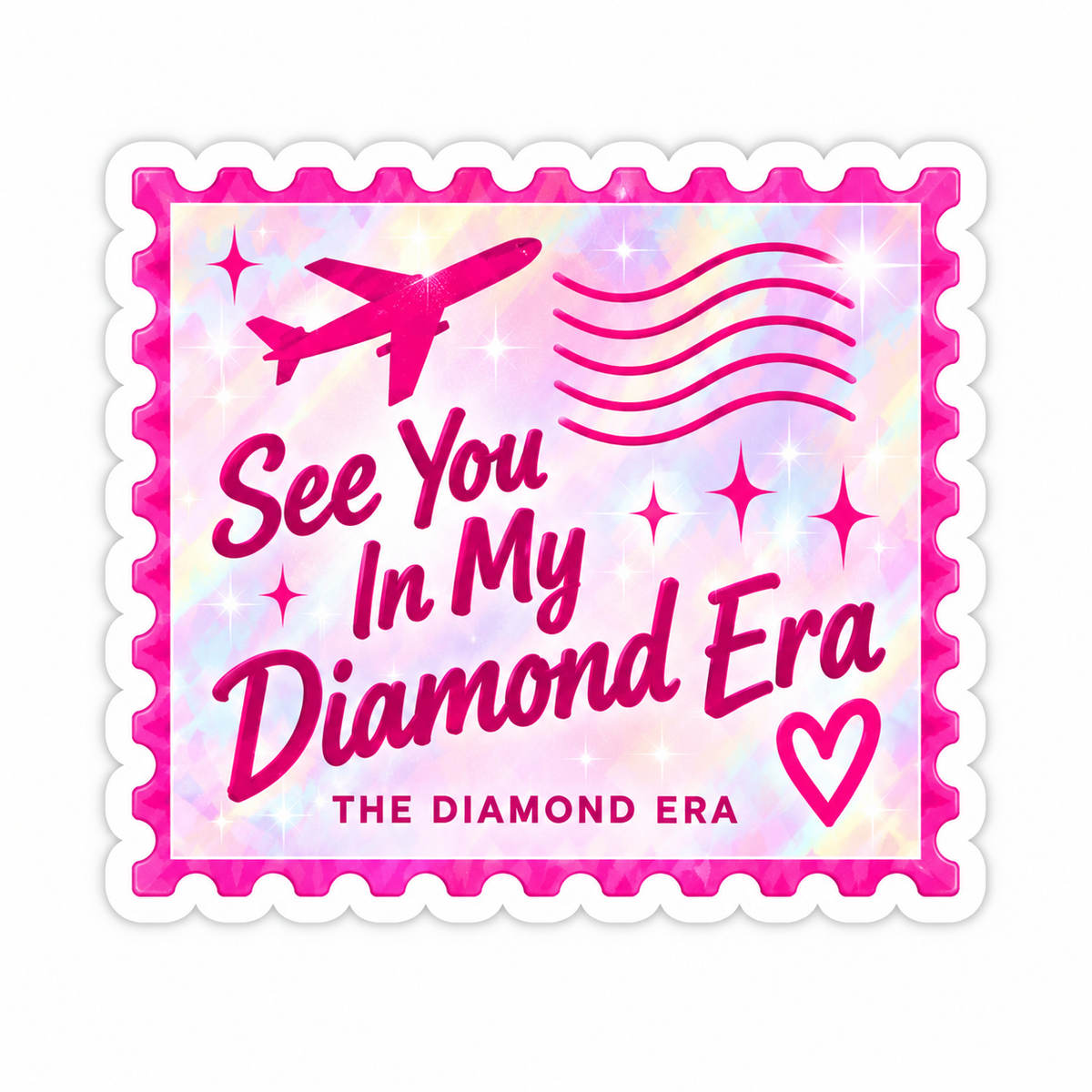 Diamond Era Postage Stamp Sticker