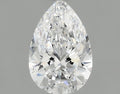 1.05 carat pear lab-grown diamond, D VS2