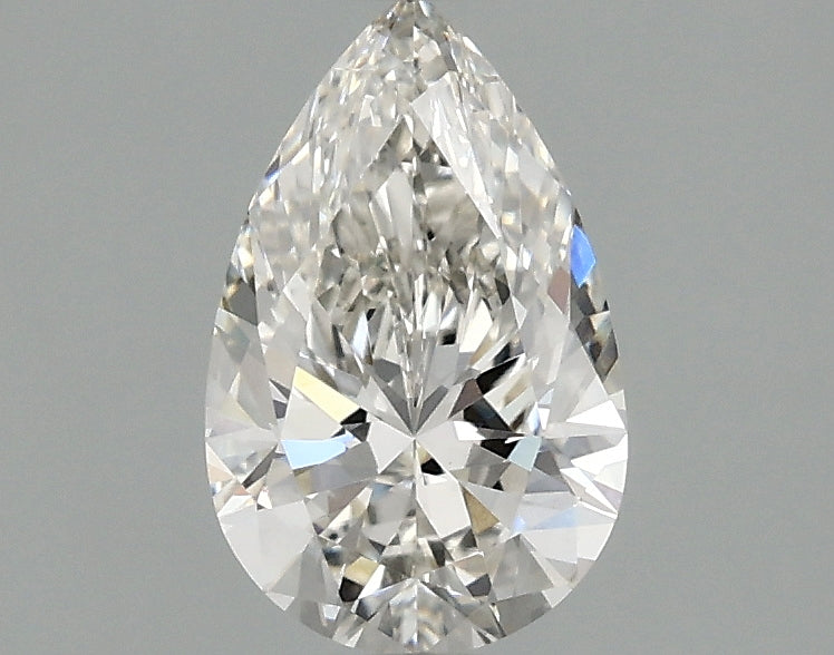 1.01 carat pear lab-grown diamond, F VVS2