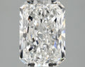 2.03 carat radiant lab-grown diamond, F VS1