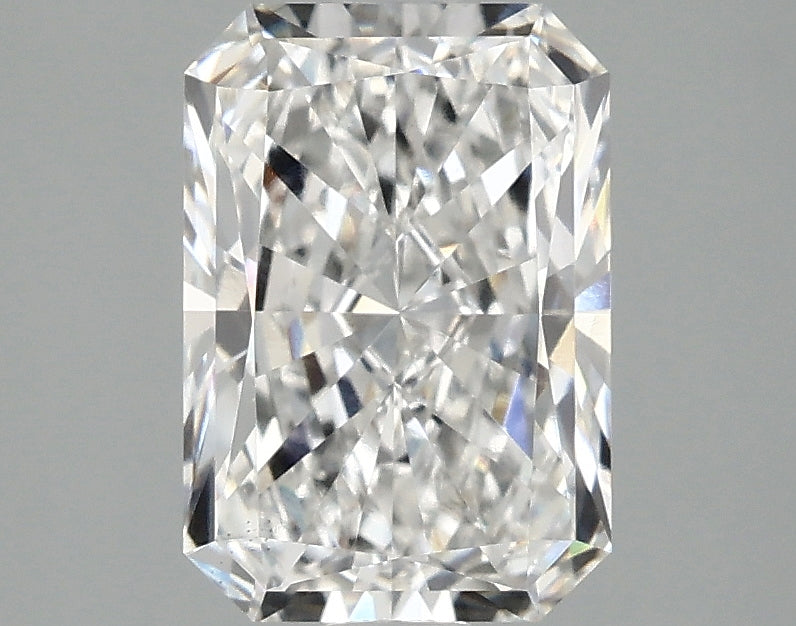 2.03 carat radiant lab-grown diamond, F VS1