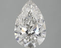 2.01 carat pear lab-grown diamond, F VS2