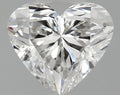 1.00 carat heart lab-grown diamond, F VVS2