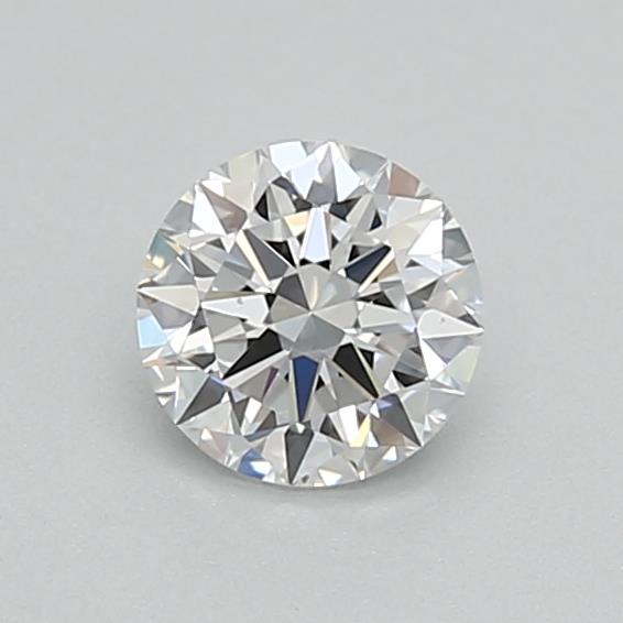 0.40 carat round lab-grown diamond, D VVS2