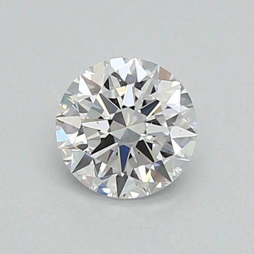 0.40 carat round lab-grown diamond, D VVS2