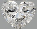 1.00 carat heart lab-grown diamond, F VVS2