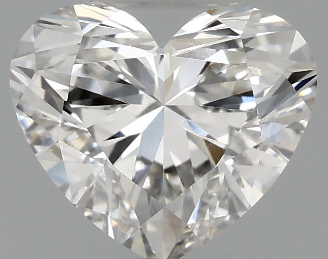 1.00 carat heart lab-grown diamond, F VVS2
