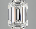 3.10 carat emerald lab-grown diamond, F VVS2