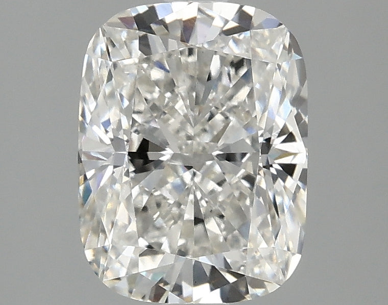 2.02 carat cushion lab-grown diamond, F VS1