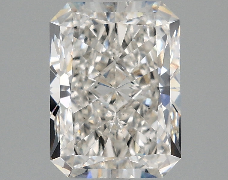 2.06 carat radiant lab-grown diamond, F VS1