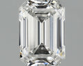 1.07 carat emerald lab-grown diamond, F VS1
