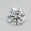 0.42 carat round lab-grown diamond, D VVS2