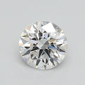 0.42 carat round lab-grown diamond, D VVS2