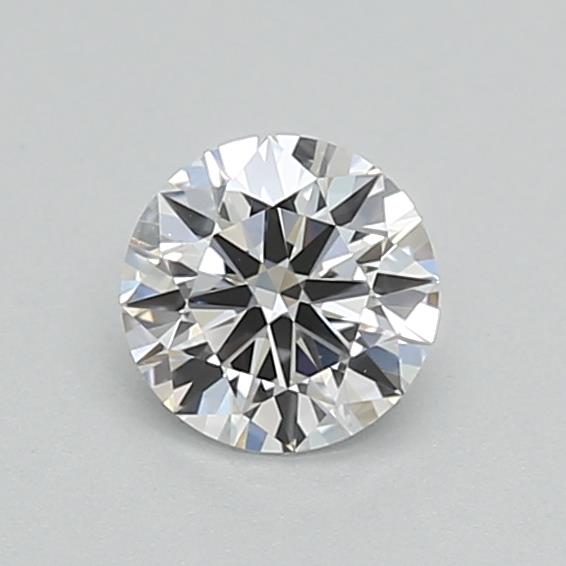 0.40 carat round lab-grown diamond, D VVS2