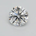 0.40 carat round lab-grown diamond, D VVS2
