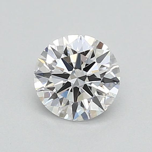 0.41 carat round lab-grown diamond, D VVS2
