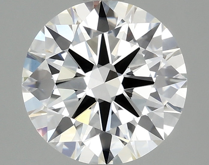 1.96 carat round brilliant lab-grown diamond, E VVS2