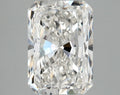 3.10 carat radiant lab-grown diamond, F VS1
