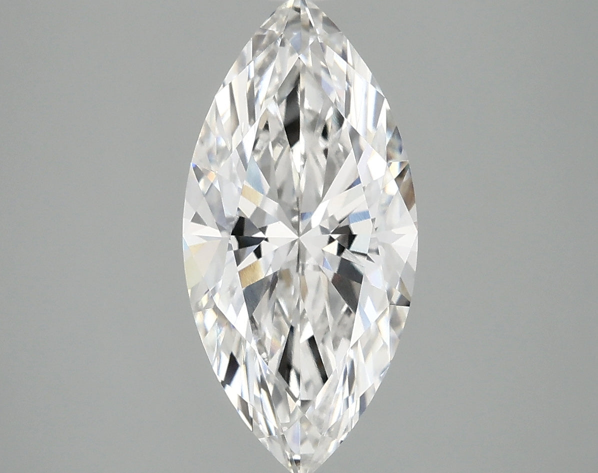 2.50 carat marquise lab-grown diamond, F VVS2