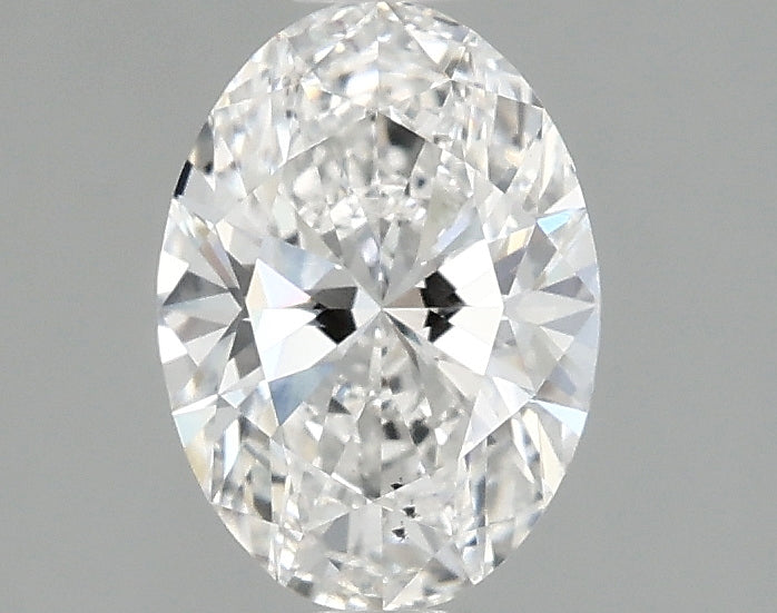 1.10 carat oval lab-grown diamond, D VS2