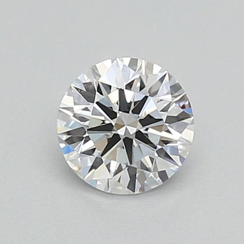 0.40 carat round lab-grown diamond, D VVS2