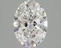 1.60 carat oval lab-grown diamond, F VS1