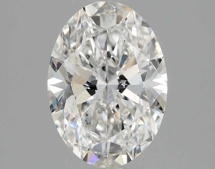 1.60 carat oval lab-grown diamond, F VS1