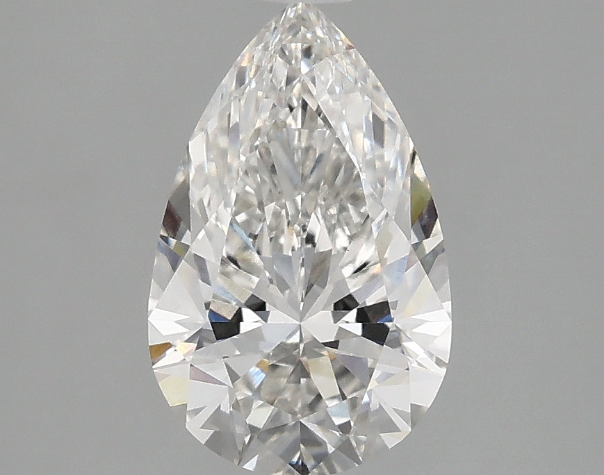 1.59 carat pear lab-grown diamond, F VVS2