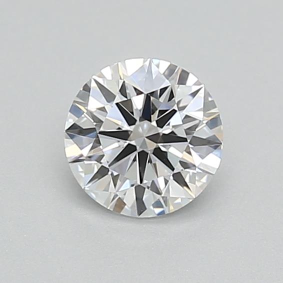 0.40 carat round lab-grown diamond, D VVS2