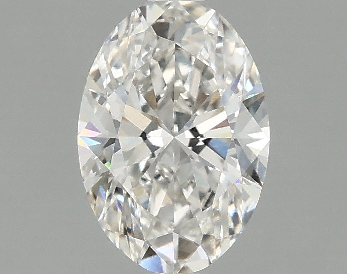 1.05 carat oval lab-grown diamond, F VS1